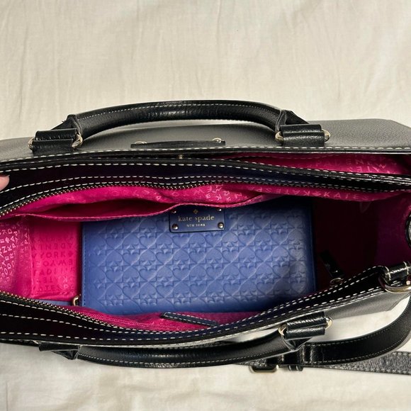 Kate Spade | Wellesley Durham Convertible Tote | Black - Picture 8 of 15
